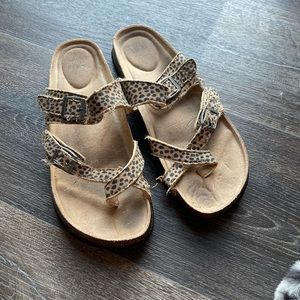 Cheetah sandals